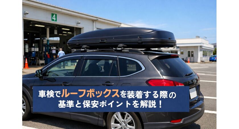 車検でルーフボックスを装着する際の基準と保安ポイントを解説 